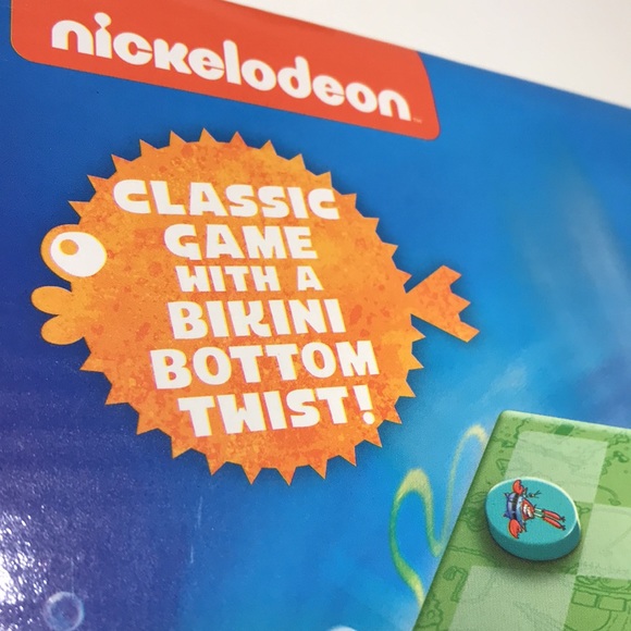 SpongeBob SquarePants Wooden Deluxe Checker Set Nickelodeon New Sealed Game - Picture 11 of 14